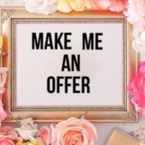 MAKE ME AN OFFER!! IT’S ABSOLUTELY FREE!!!👌🏻💋